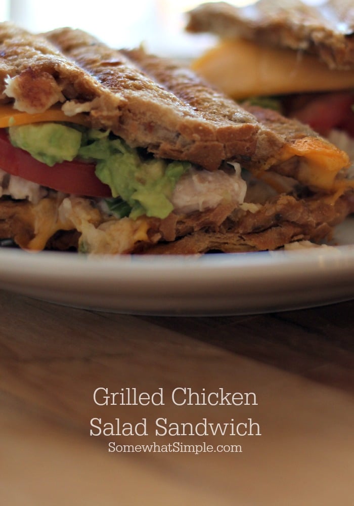 Grilled Chicken Salad Sandwich Recipe | Somewhat Simple