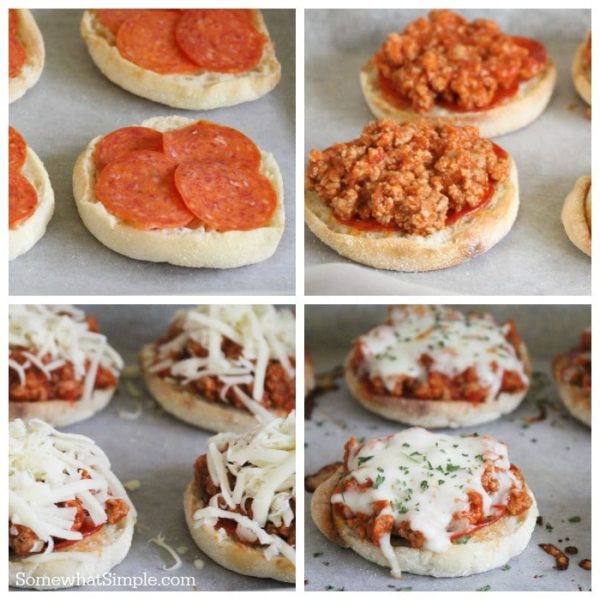 Easy Easy Homemade Pizza Burgers Recipe - from SomewhatSimple.com