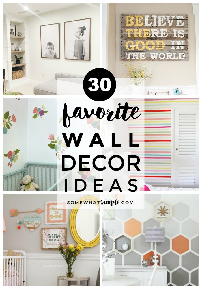 30 Best Wall Decor Ideas (For ANY Budget) | Somewhat Simple