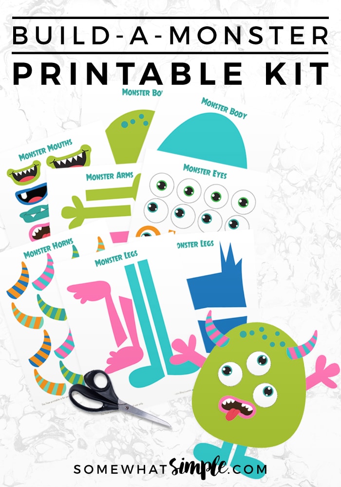 Monster Body Parts Printables