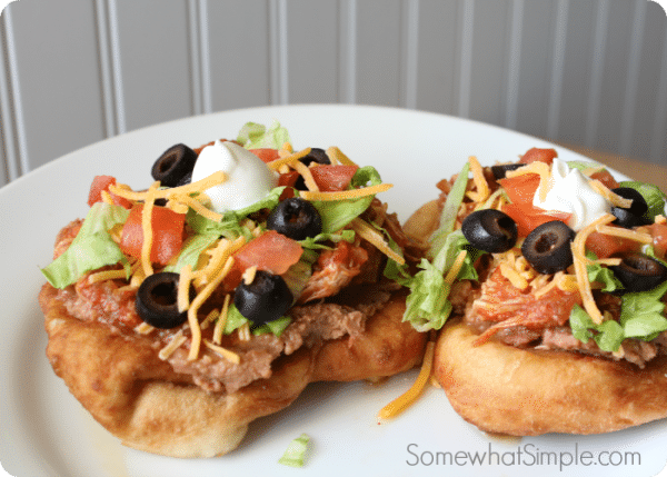 Easy 5 Minute Navajo Tacos Recipe | Somewhat Simple