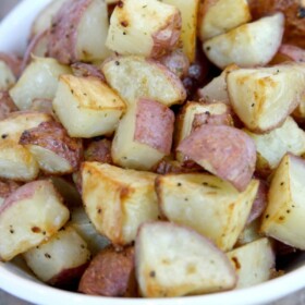 Italian Roasted Potatoes - from Somewhat Simple .com