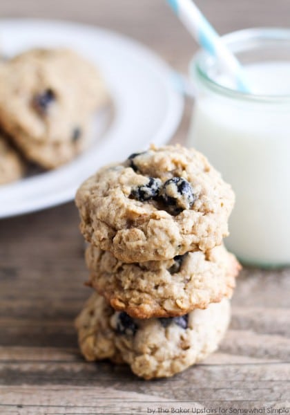 Blueberry Cobbler Cookies (Easy Recipe) - Somewhat Simple