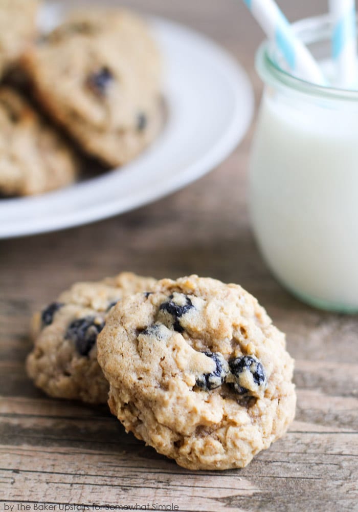 Blueberry Cobbler Cookies - Somewhat Simple