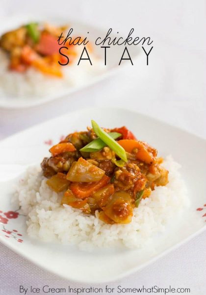 Thai Chicken Satay | Somewhat Simple