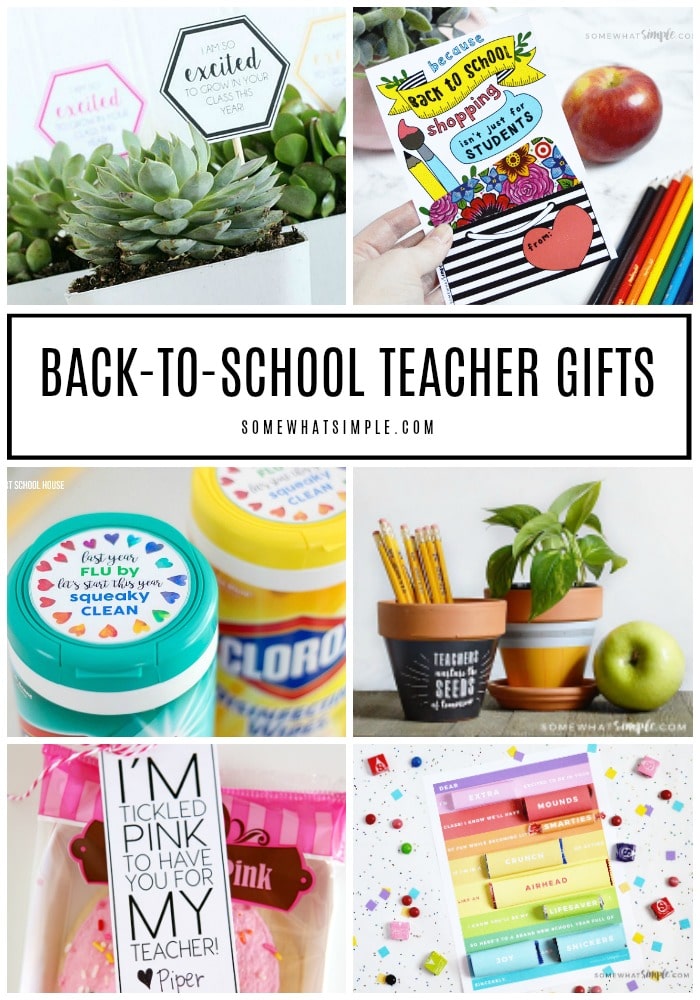 10 Creative Back to School Teacher Gifts - Somewhat Simple