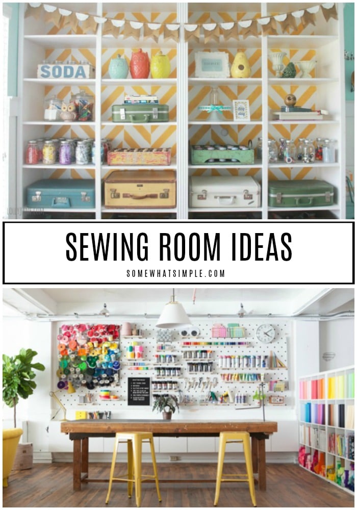 10 Amazing Sewing Room Ideas - Somewhat Simple