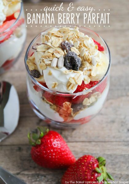 Quick and Easy Berry Parfait - Somewhat Simple