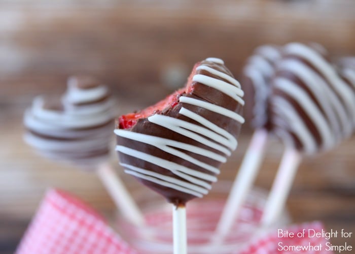 heart shaped chocolate covered strawberry