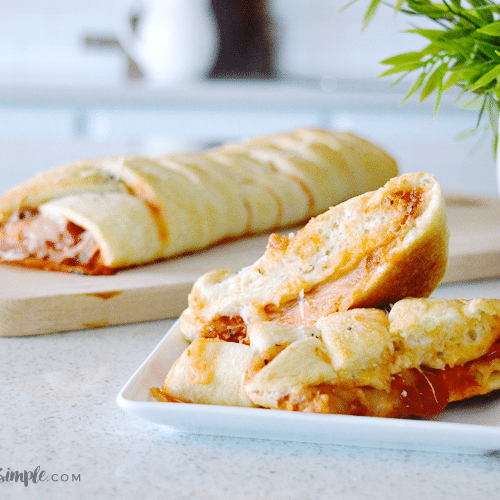 Make a Simple Braided Crescent Calzone - Rachel Dodge