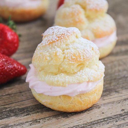 Easy Strawberry Cream Puffs From Somewhat Simple 