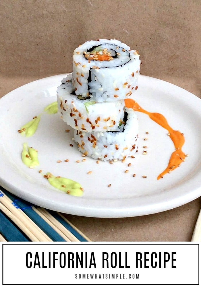 Homemade California Sushi Rolls - The Schmidty Wife