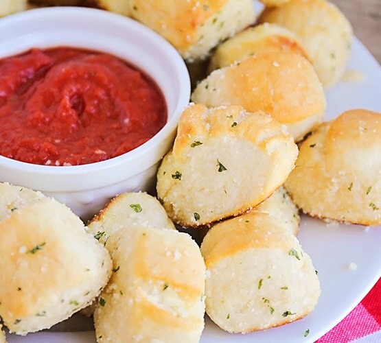 Garlic Parmesan Pretzel Bites