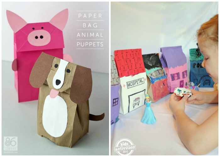 10 Paper Bag Thanksgiving Crafts: Turkey - Adventures of Kids Creative Chaos