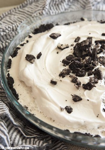 Cookies and Cream Ice Cream Pie