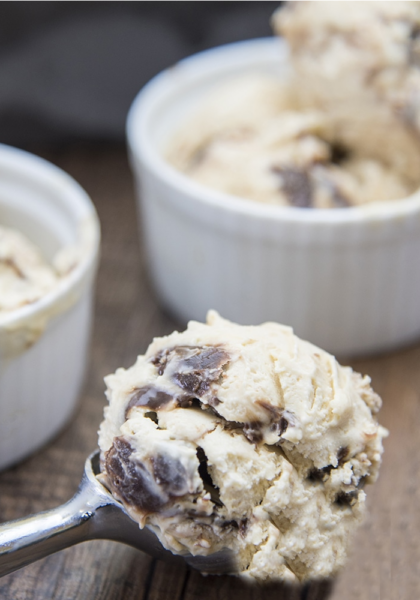 Chocolate Peanut Butter Ice Cream - from Somewhat Simple