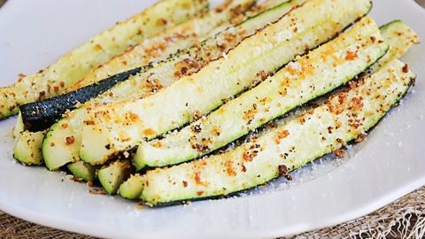 Baked Parmesan Zucchini A Healthy Side Dish Somewhat Simple