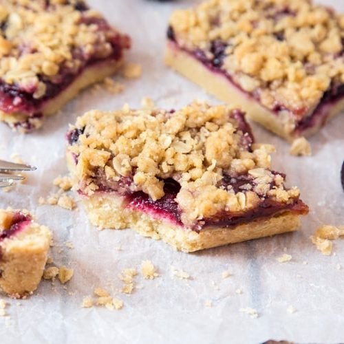 Fresh Cherry Streusel Bars Recipe | Somewhat Simple