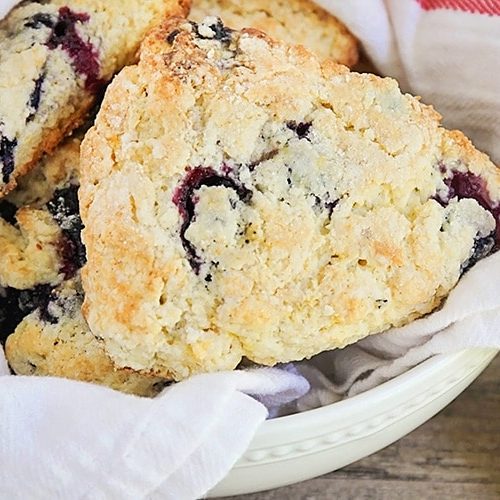 Easy Blueberry Lemon Scones Bakery Style Somewhat Simple