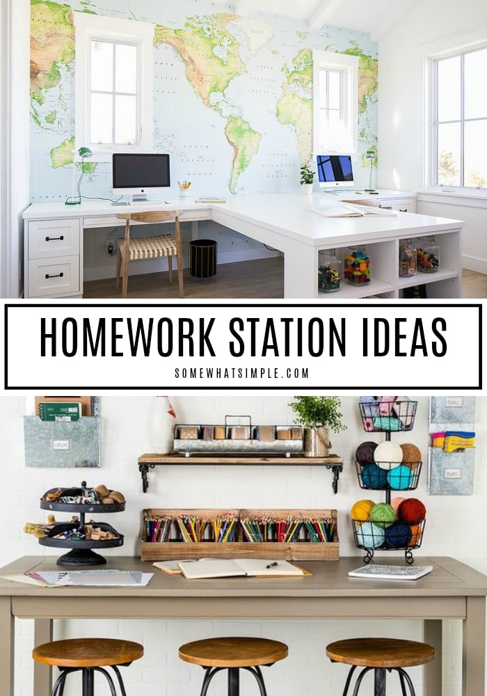 Homework Station Ideas