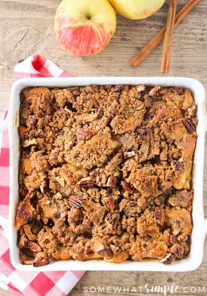 French Toast Bake (Apple & Cinnamon) - Somewhat Simple