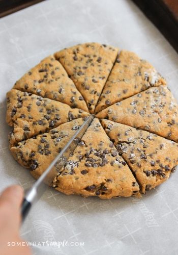 Pumpkin Chocolate Chips Scones - Somewhat Simple