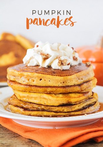 Pumpkin Pancakes Recipe (Fluffy Every Time) | Somewhat Simple