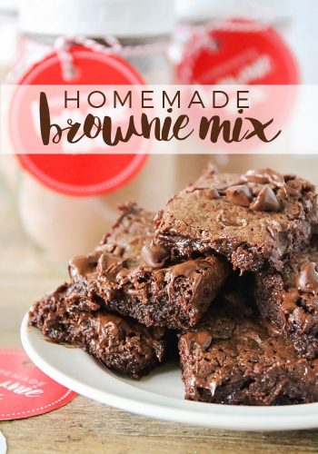 Brownie Mix In A Jar Gift Idea - Somewhat Simple