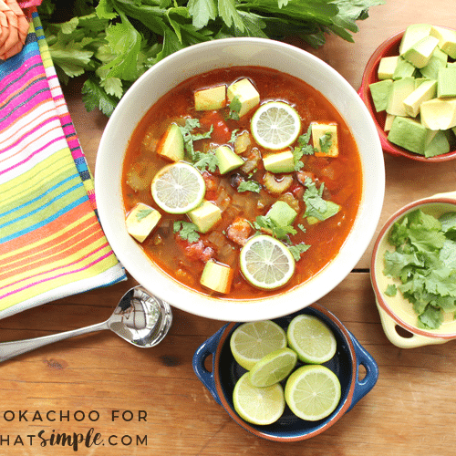 Chorizo and Black Bean Soup - Somewhat Simple