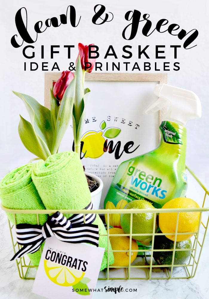 Spring Cleaning Teacher Gift Basket