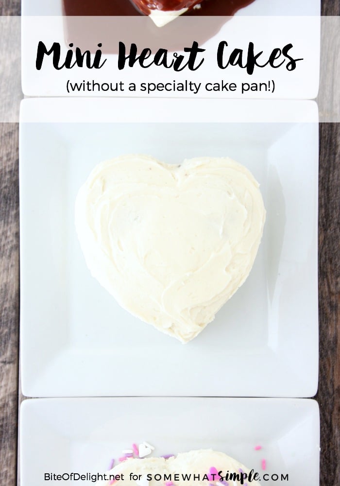 Non-Stick Mini Heart-Shaped Cake Pan - 4 x 3 3/4
