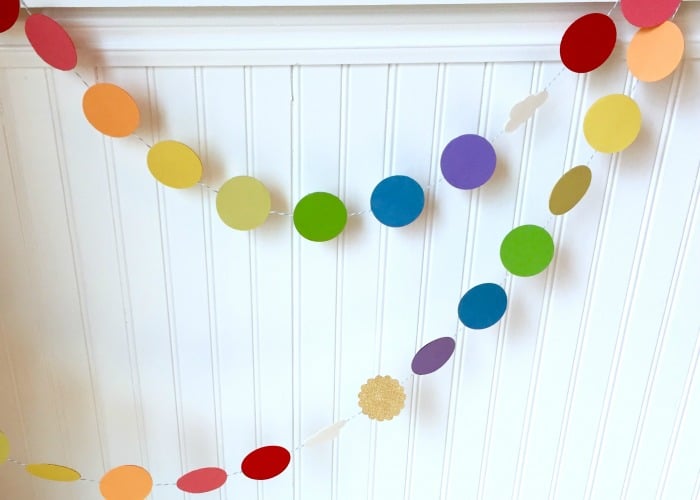 how to make paper garland