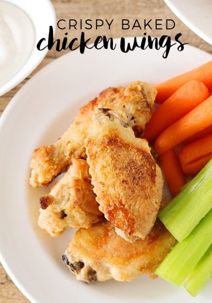 Crispy Baked Chicken Wings Recipe - Somewhat Simple