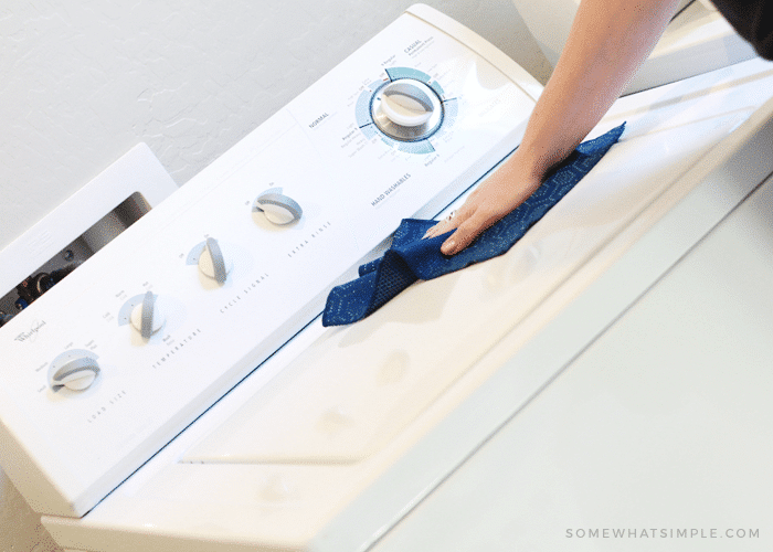 how to clean washing machine top loader