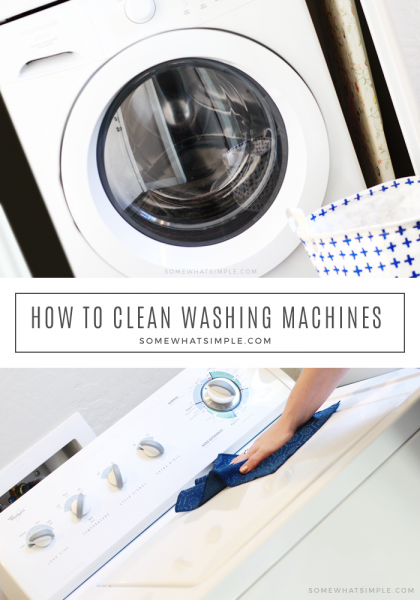 How To Clean Your Washing Machine | Somewhat Simple