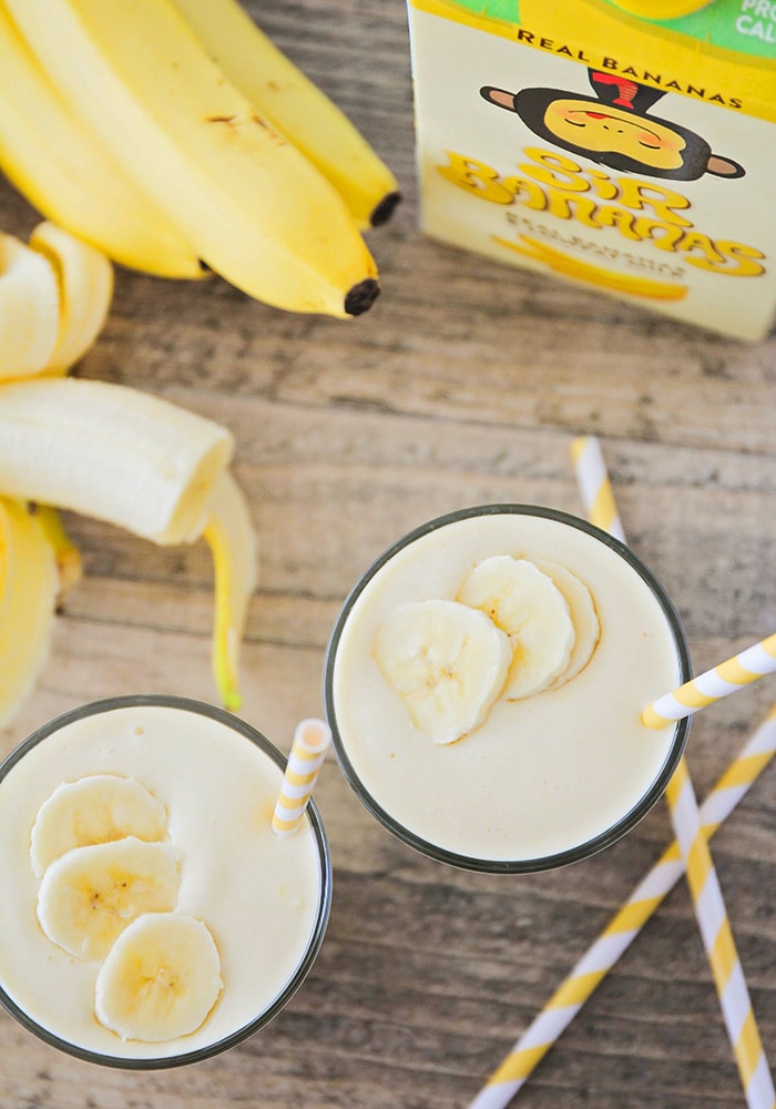 Tropical Banana Smoothie Refreshing And Delicious Somewhat Simple