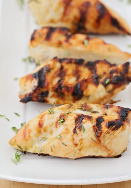 Grilled Maple Dijon Chicken - Somewhat Simple