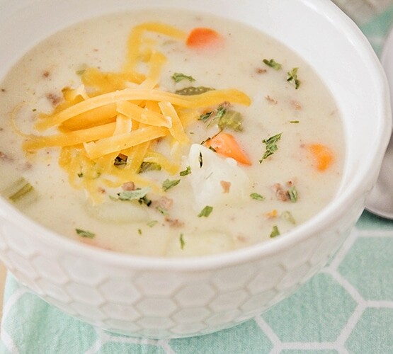 Cheeseburger Soup