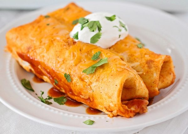 Easy Homemade Chicken Enchiladas Recipe | Somewhat Simple