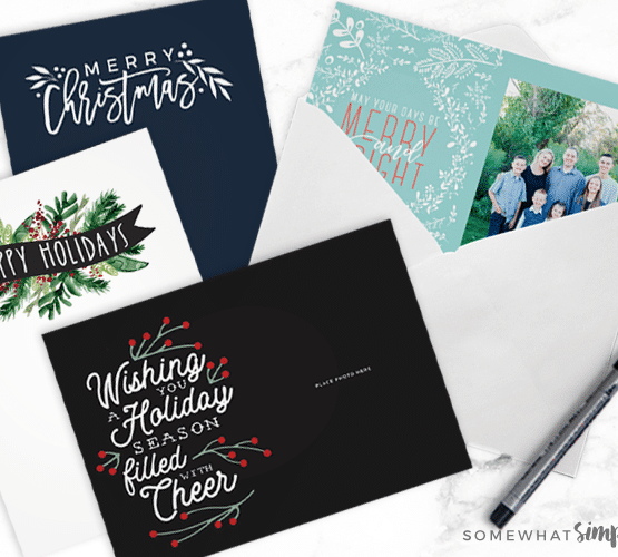 free Christmas card templates tutorial