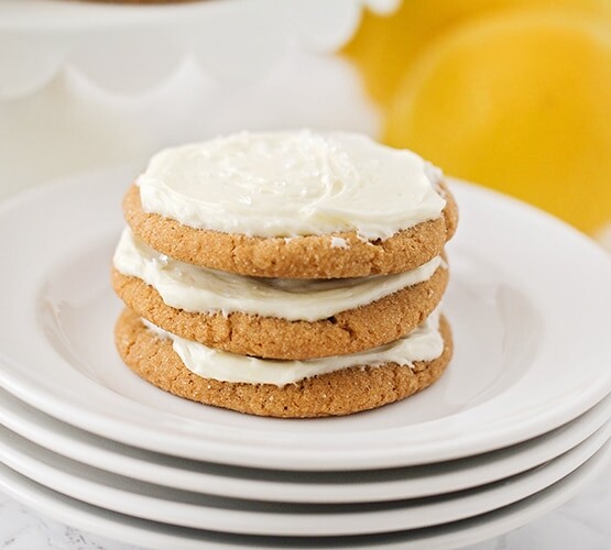 Lemon Cream Ginger Cookies Recipe