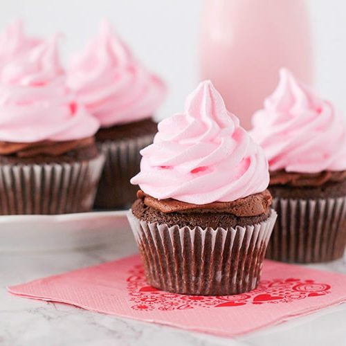 Meringue Cookies + Sweetheart Cupcakes - Somewhat Simple