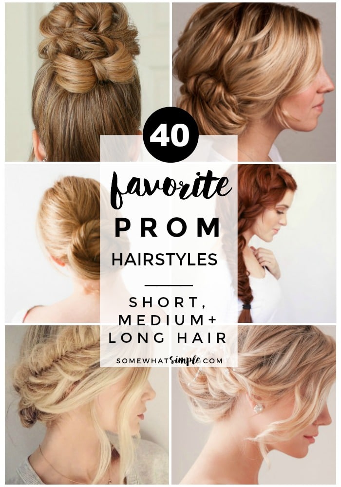 40 Elegant Prom Hairstyles For Long Short Hair Somewhat Simple