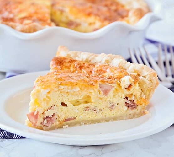 Ham and Cheese Quiche