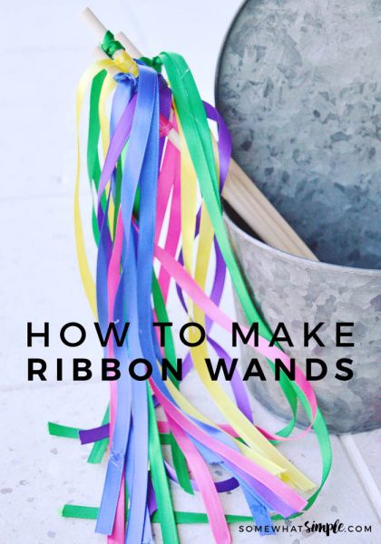 Easy Diy Ribbon Wands (ready In 5 Mins) 