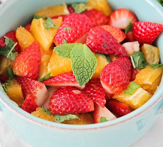 Strawberry Orange Fruit Salad