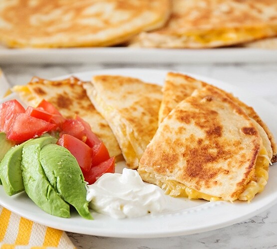 Cheesy Chicken Quesadilla Recipe