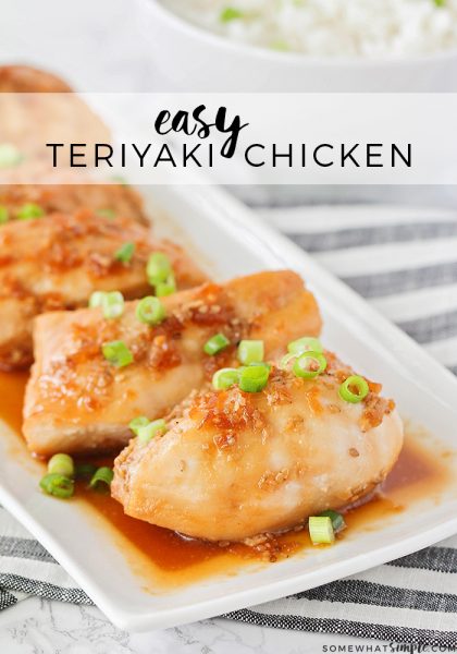 Teriyaki Chicken Recipe (Oven & Crock Pot) | Somewhat Simple