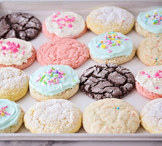 easy cake mix cookies