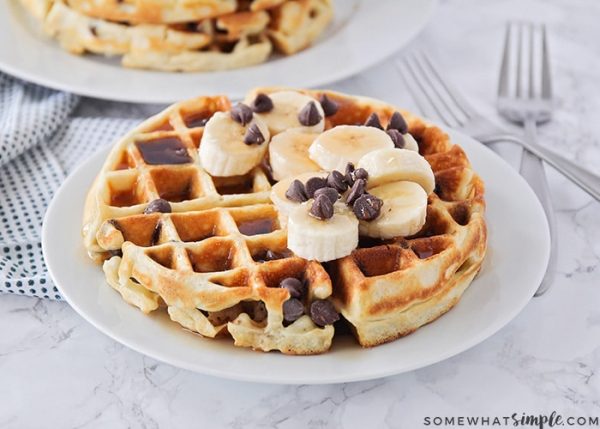 Best Chocolate Chip Waffles Recipe Fluffy Somewhat Simple 7386